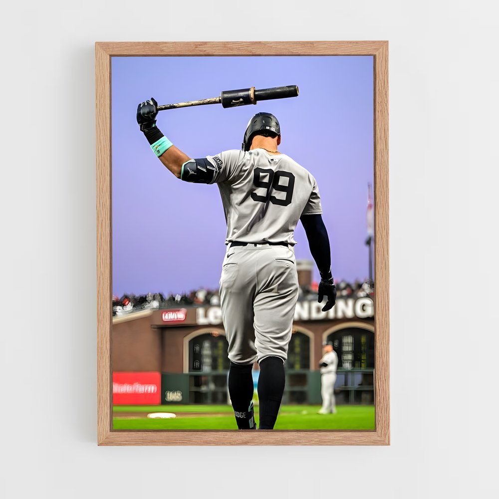 Poster Aaron judge – affiche Baseball (vue 4)